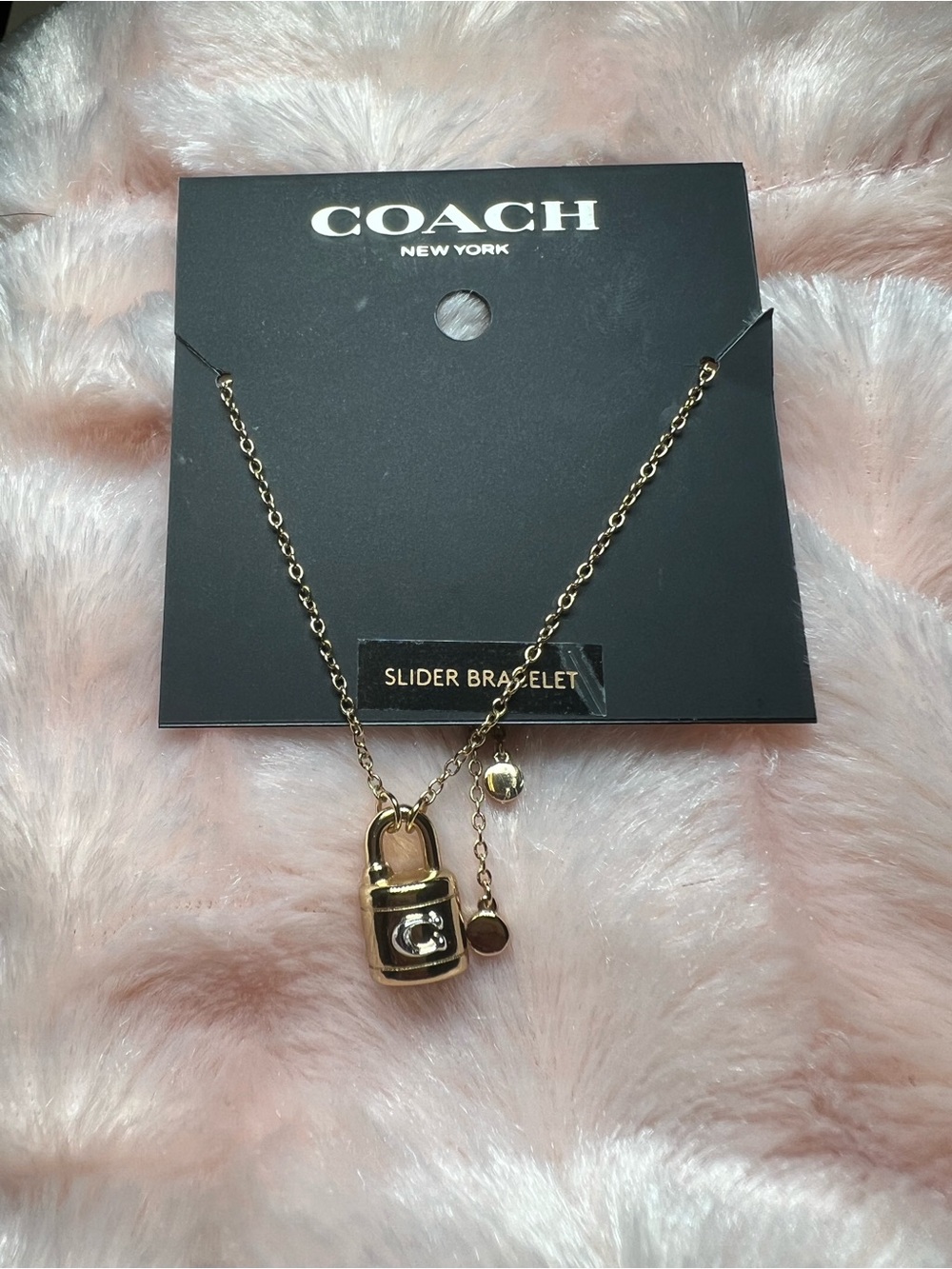 Authentic Coach Slider Bracelet